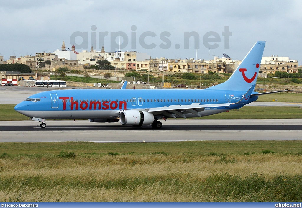 G-FDZY, Boeing 737-800, Thomson Airways