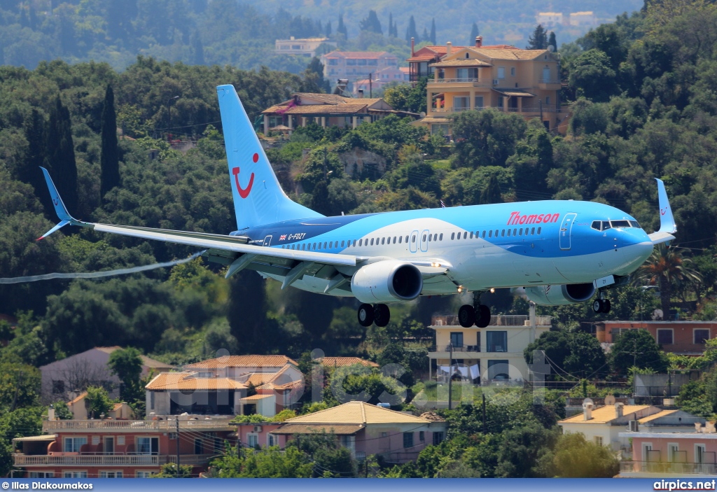 G-FDZY, Boeing 737-800, Thomson Airways