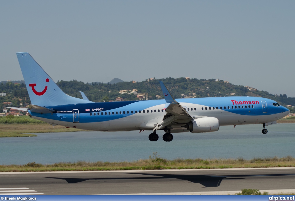 G-FDZY, Boeing 737-800, Thomson Airways