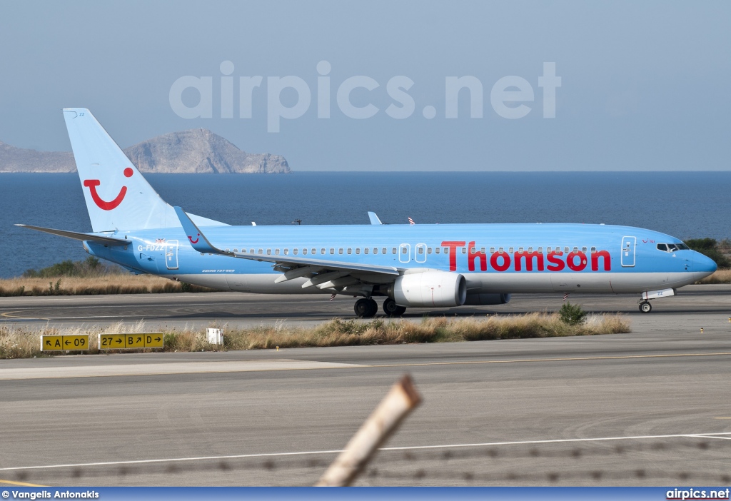 G-FDZZ, Boeing 737-800, Thomson Airways