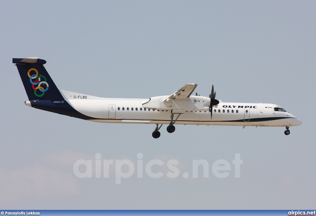 G-FLBD, De Havilland Canada DHC-8-400Q Dash 8, Olympic Air