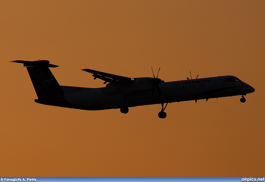 G-FLBD, De Havilland Canada DHC-8-400Q Dash 8, Olympic Air