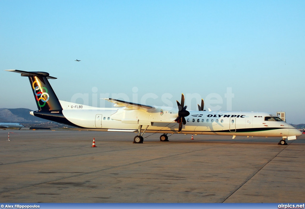 G-FLBD, De Havilland Canada DHC-8-400Q Dash 8, Olympic Air