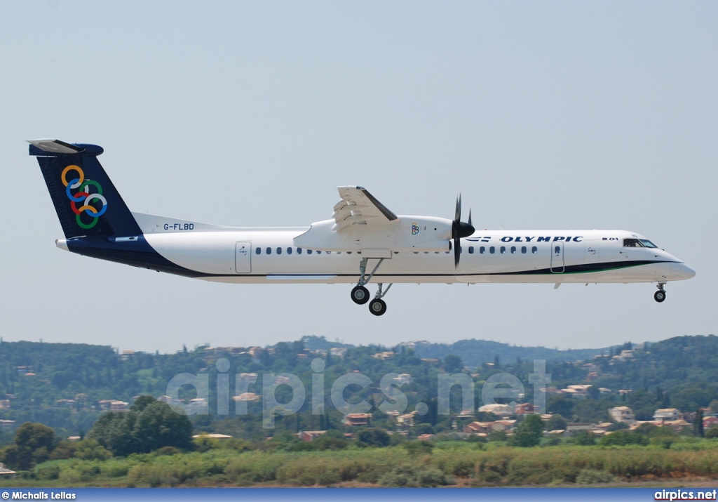 G-FLBD, De Havilland Canada DHC-8-400Q Dash 8, Olympic Air