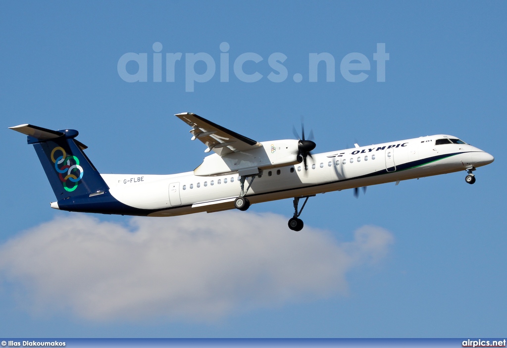 G-FLBE, De Havilland Canada DHC-8-400Q Dash 8, Olympic Air