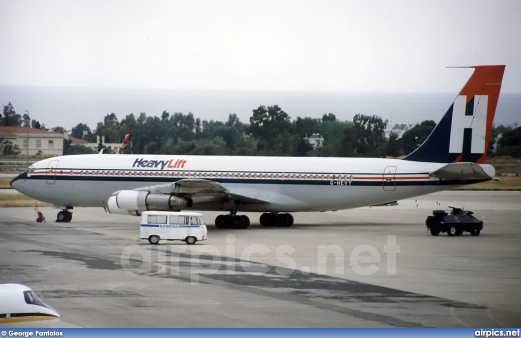G-HEVY, Boeing 707-300C, Heavy Lift Cargo Airlines