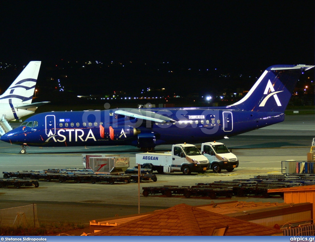 G-JEBE, British Aerospace BAe 146-300, Astra Airlines