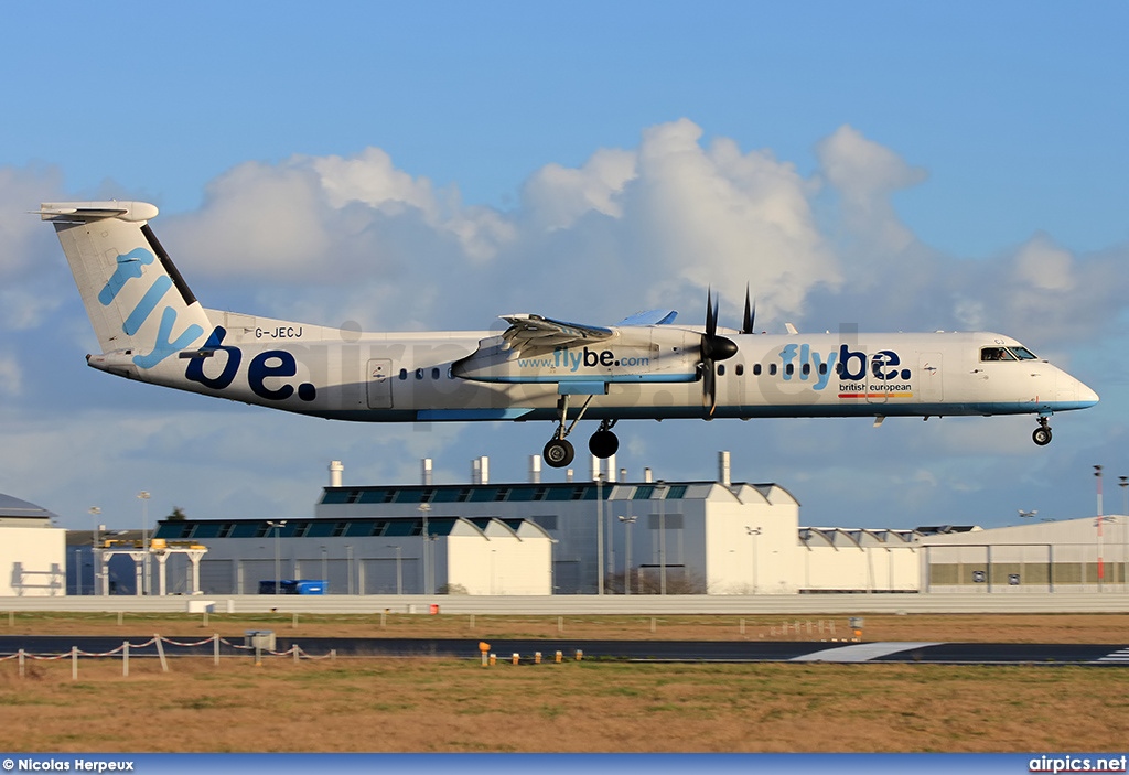 G-JECJ, De Havilland Canada DHC-8-400Q Dash 8, flybe.British European