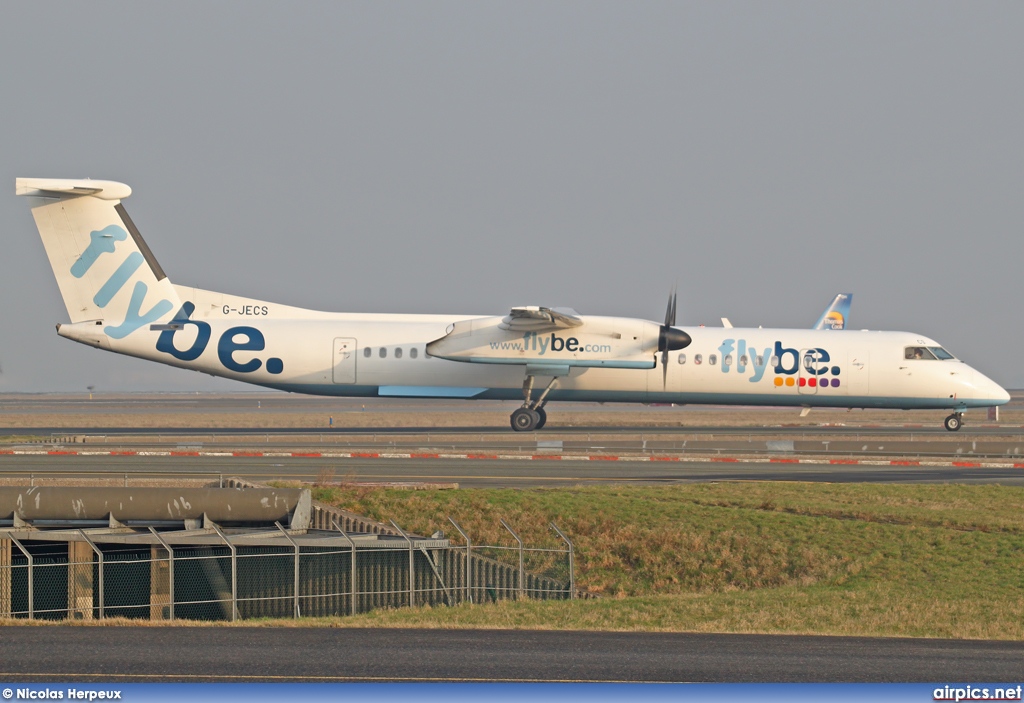 G-JECS, De Havilland Canada DHC-8-400Q Dash 8, flybe.British European