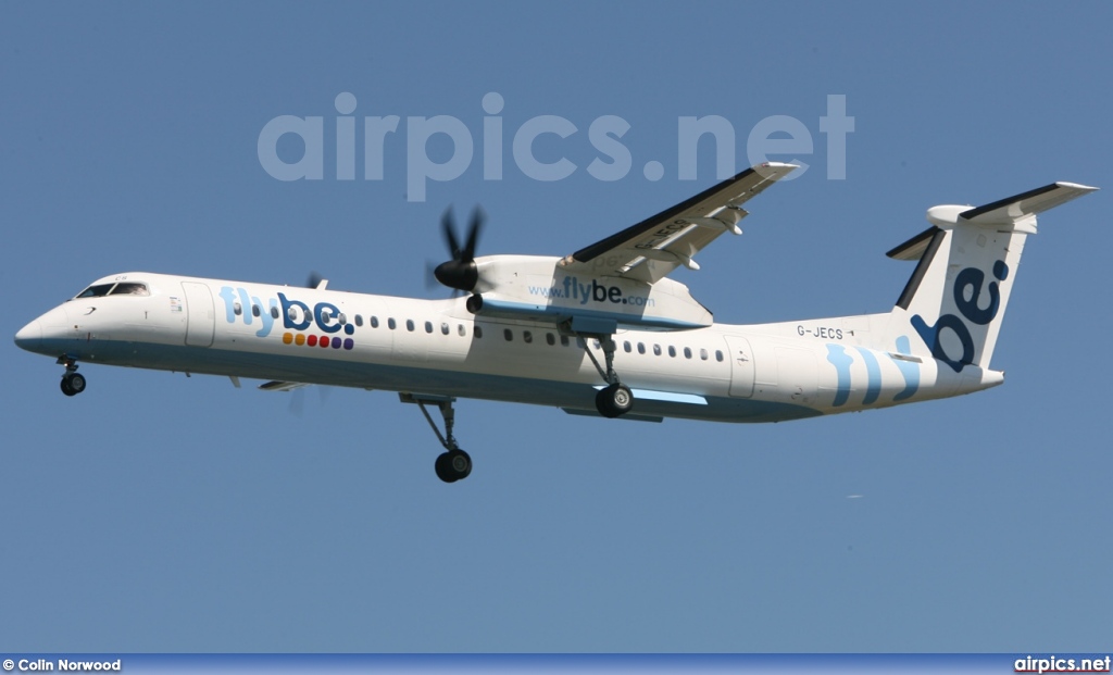 G-JECS, De Havilland Canada DHC-8-400Q Dash 8, flybe.British European