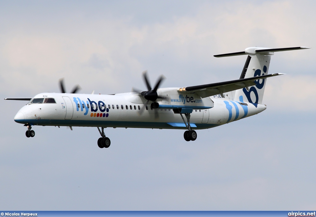 G-JECU, De Havilland Canada DHC-8-400Q Dash 8, flybe.British European