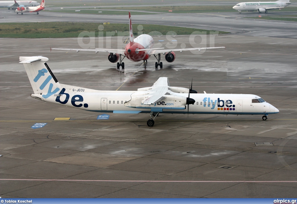 G-JECU, De Havilland Canada DHC-8-400Q Dash 8, flybe.British European