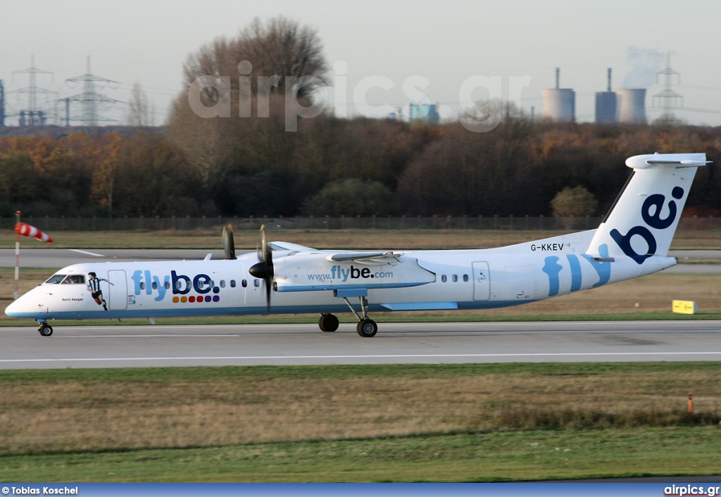 G-KKEV, De Havilland Canada DHC-8-400Q Dash 8, flybe.British European