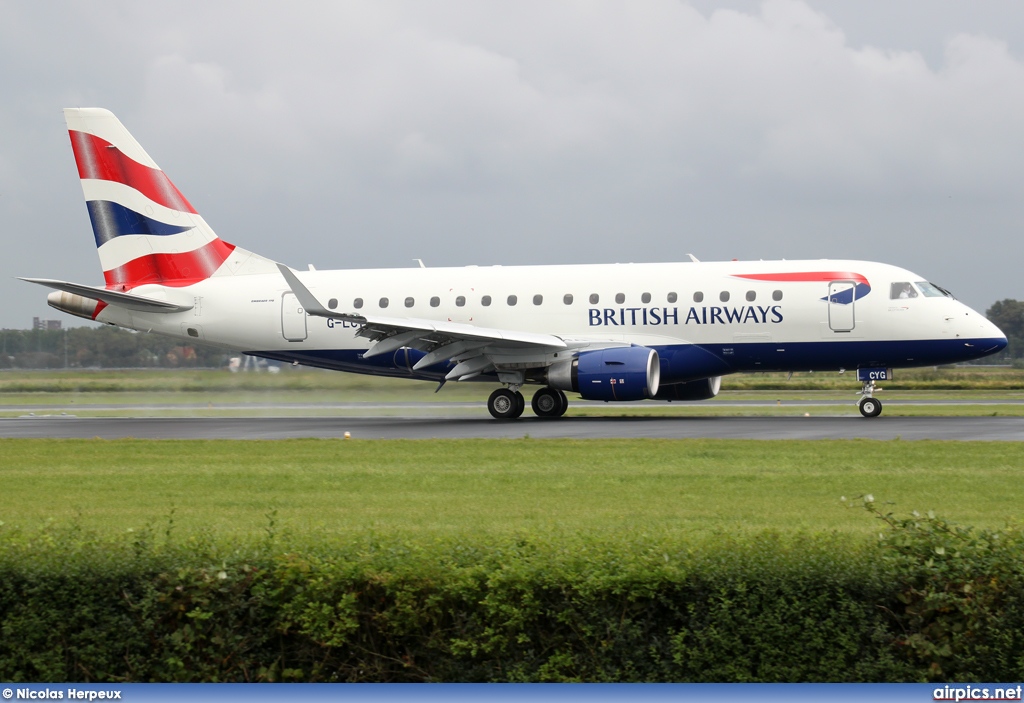 G-LCYG, Embraer ERJ 170-100STD, BA CityFlyer