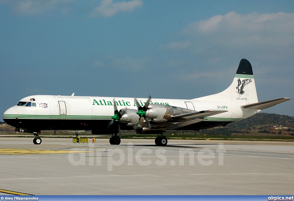 G-LOFB, Lockheed L-188C(F) Electra, Atlantic Airlines (UK)