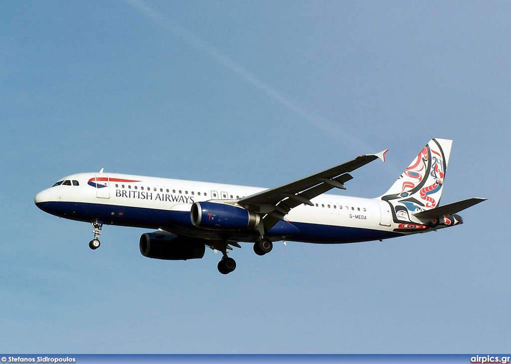 G-MEDA, Airbus A320-200, British Airways