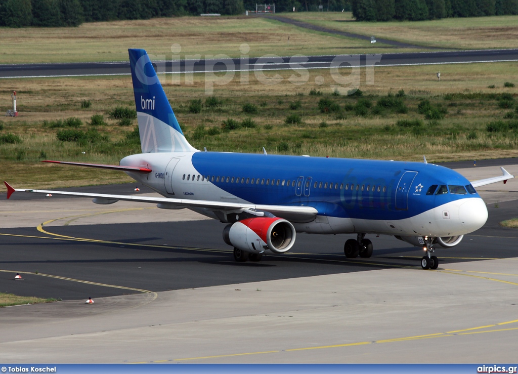 G-MIDO, Airbus A320-200, bmi