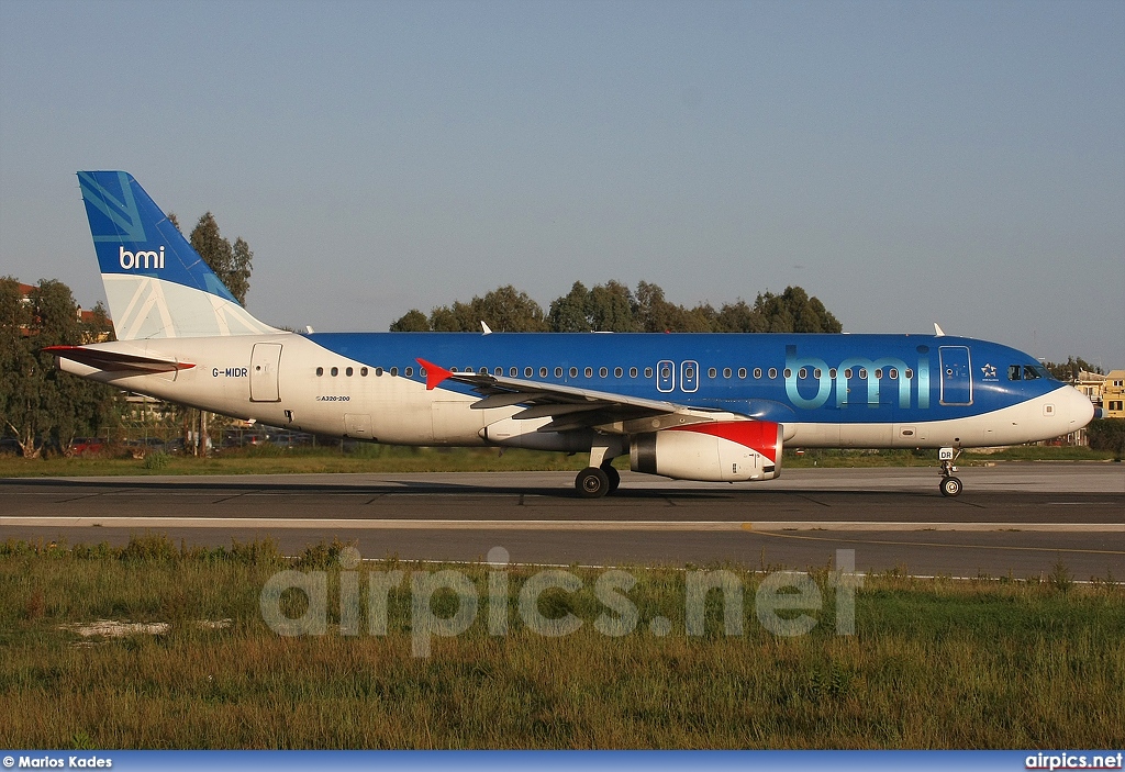 G-MIDR, Airbus A320-200, bmi