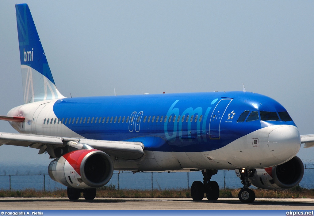 G-MIDV, Airbus A320-200, bmi