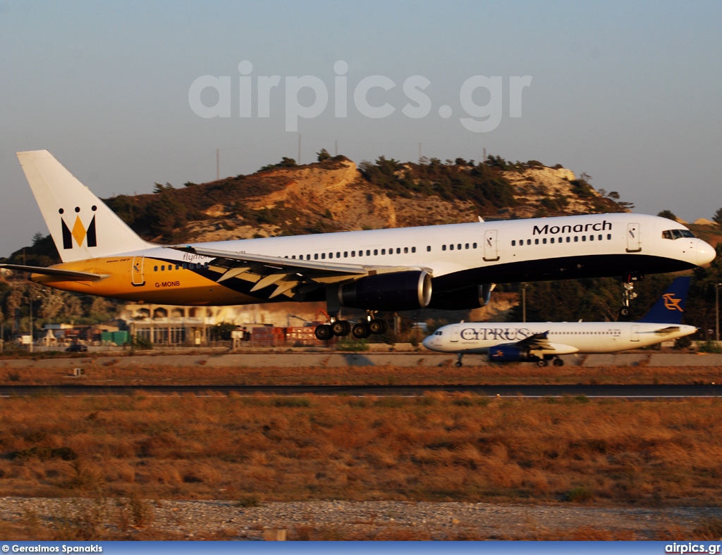 G-MONB, Boeing 757-200, Monarch Airlines