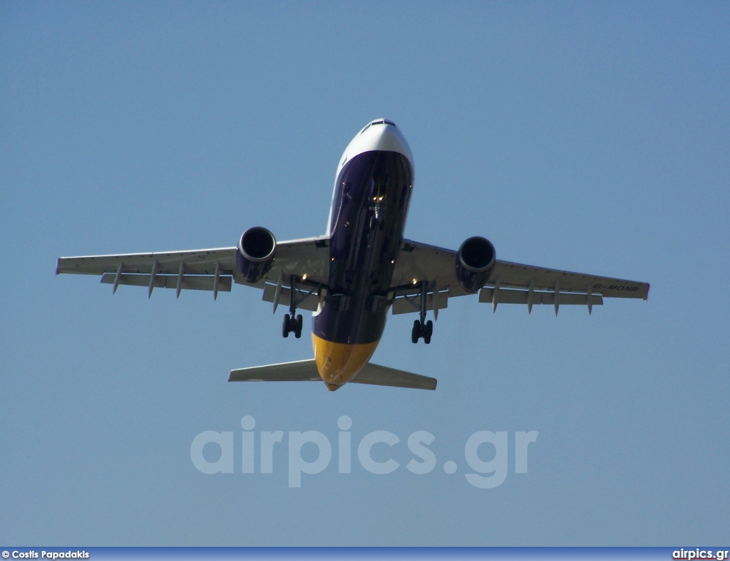 G-MONR, Airbus A300B4-600R, Monarch Airlines