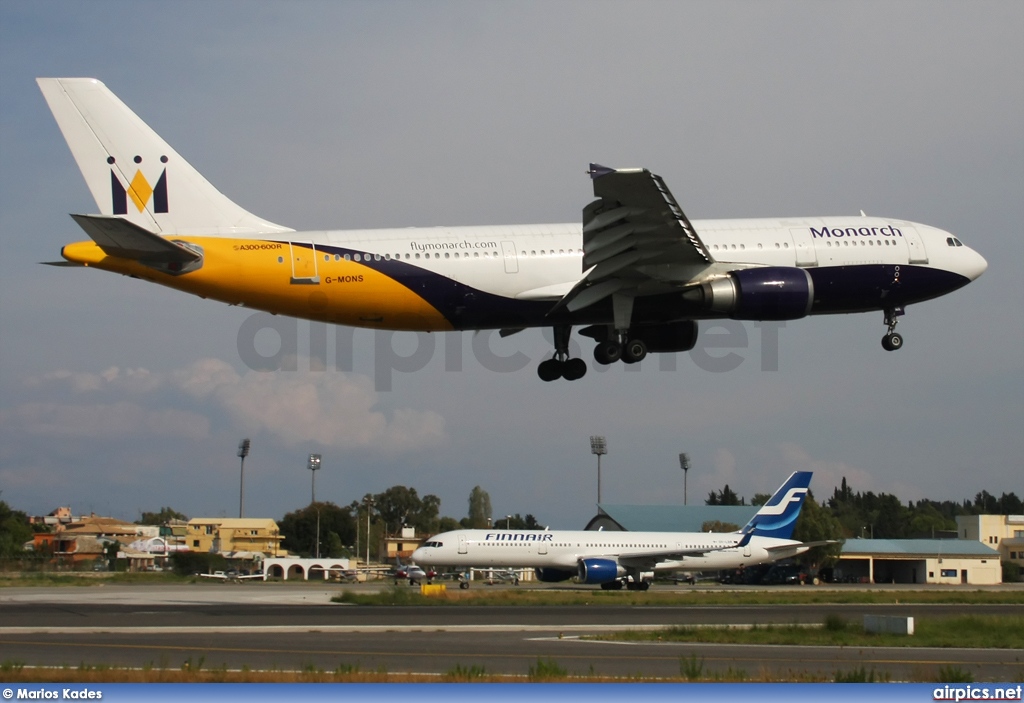 G-MONS, Airbus A300B4-600R, Monarch Airlines