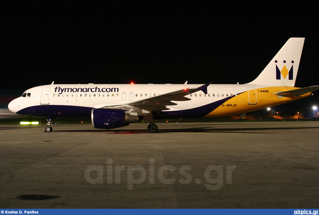 G-MRJK, Airbus A320-200, Monarch Airlines