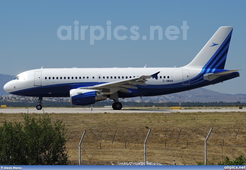 G-NMAK, Airbus A319-100CJ, Twinjet