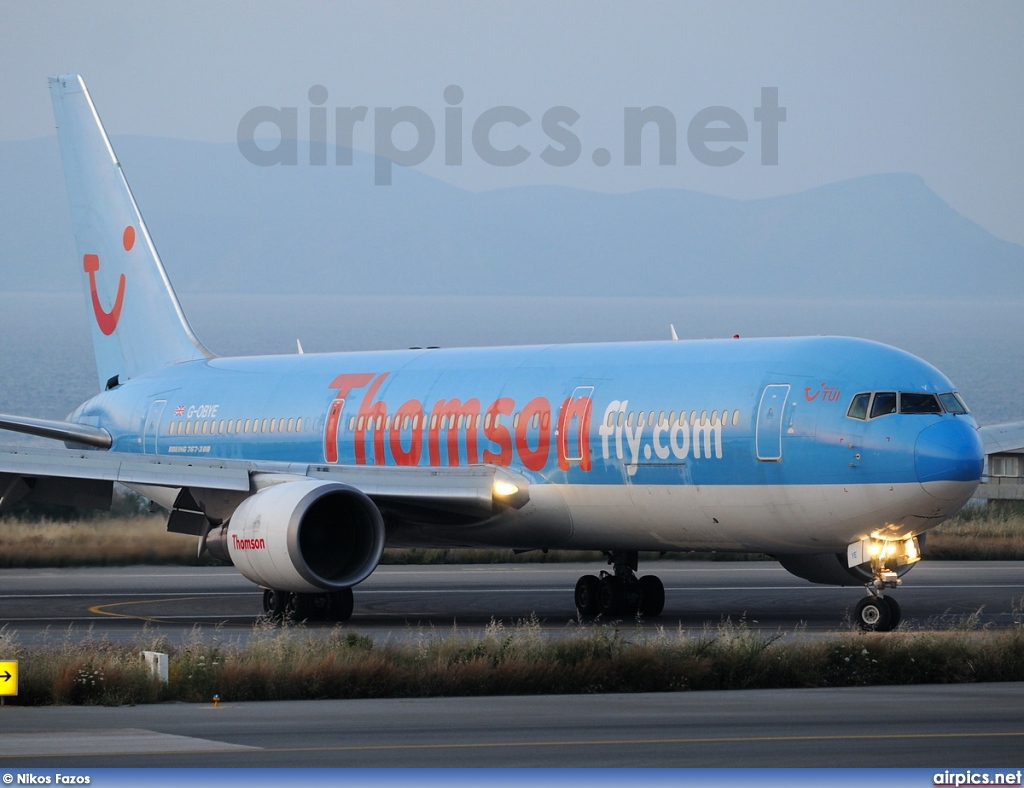 G-OBYE, Boeing 767-300ER, Thomsonfly