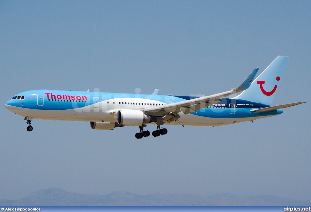 G-OBYH, Boeing 767-300ER, Thomson Airways