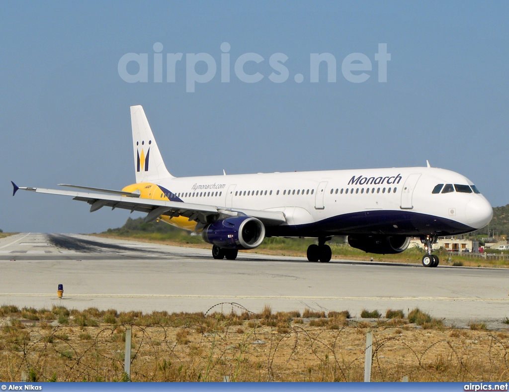 G-OJEG, Airbus A321-200, Monarch Airlines