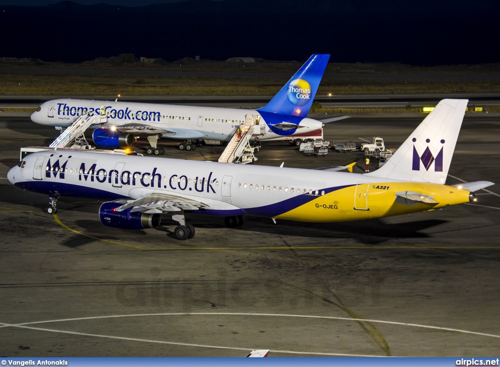 G-OJEG, Airbus A321-200, Monarch Airlines