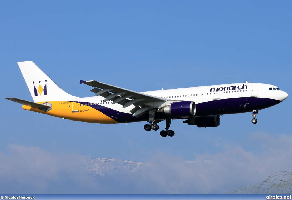 G-OJMR, Airbus A300B4-600R, Monarch Airlines