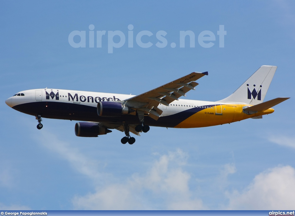 G-OJMR, Airbus A300B4-600R, Monarch Airlines