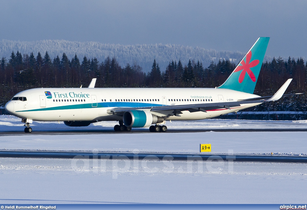 G-OOAN, Boeing 767-300ER, First Choice Airways