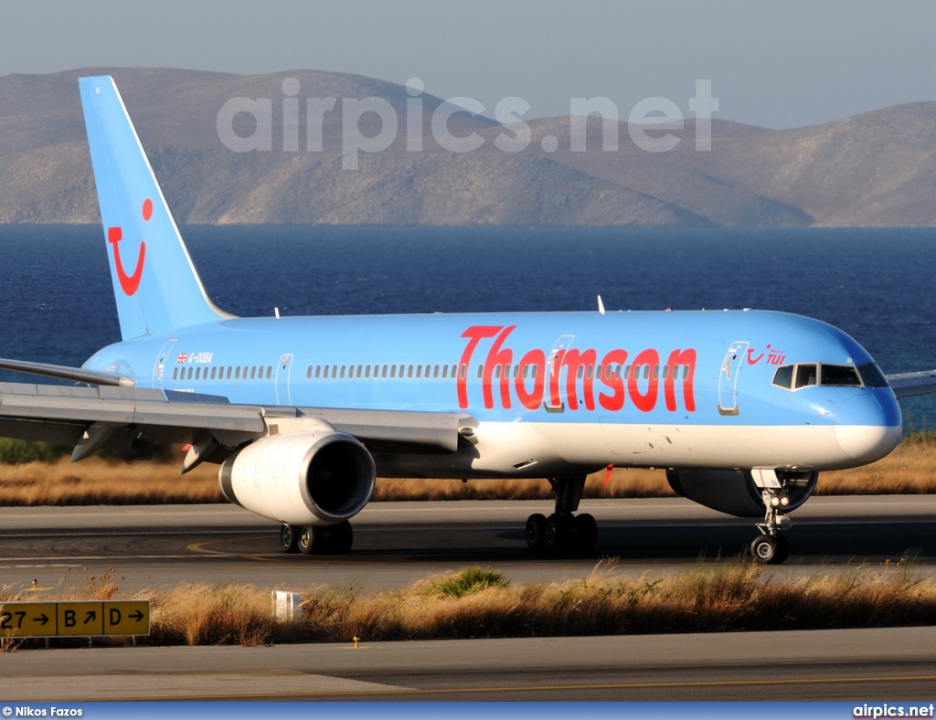 G-OOBA, Boeing 757-200, Thomson Airways