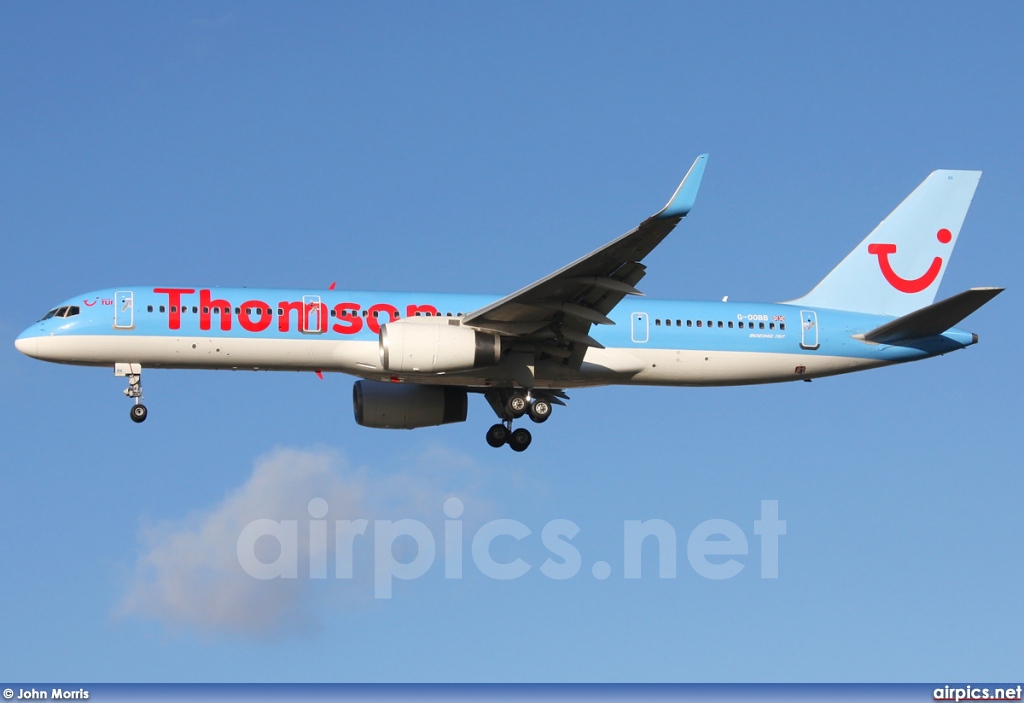 G-OOBB, Boeing 757-200, Thomson Airways