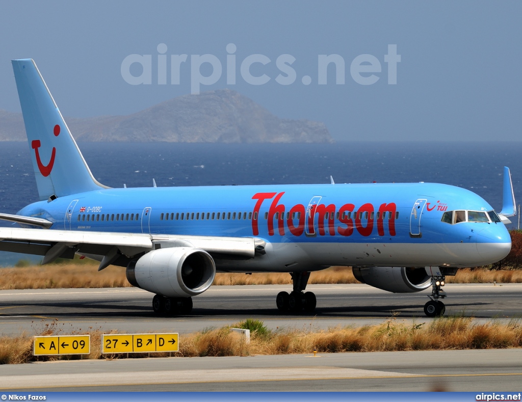 G-OOBC, Boeing 757-200, Thomson Airways