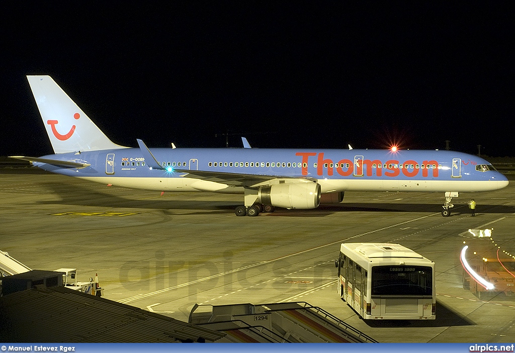G-OOBF, Boeing 757-200, Thomson Airways