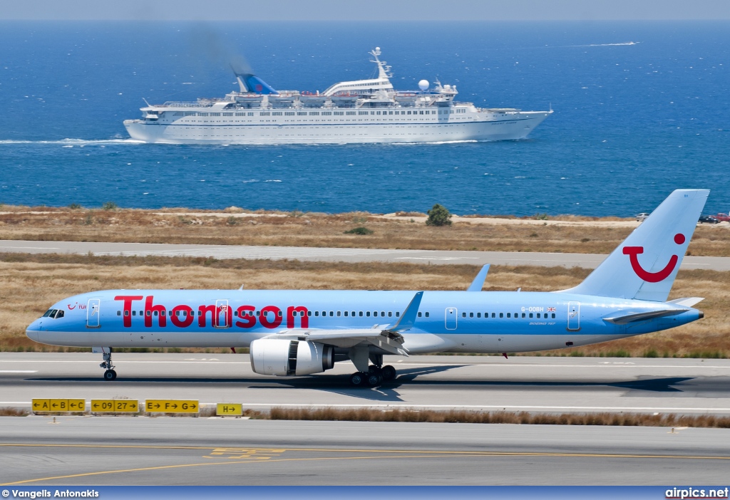 G-OOBH, Boeing 757-200, Thomson Airways