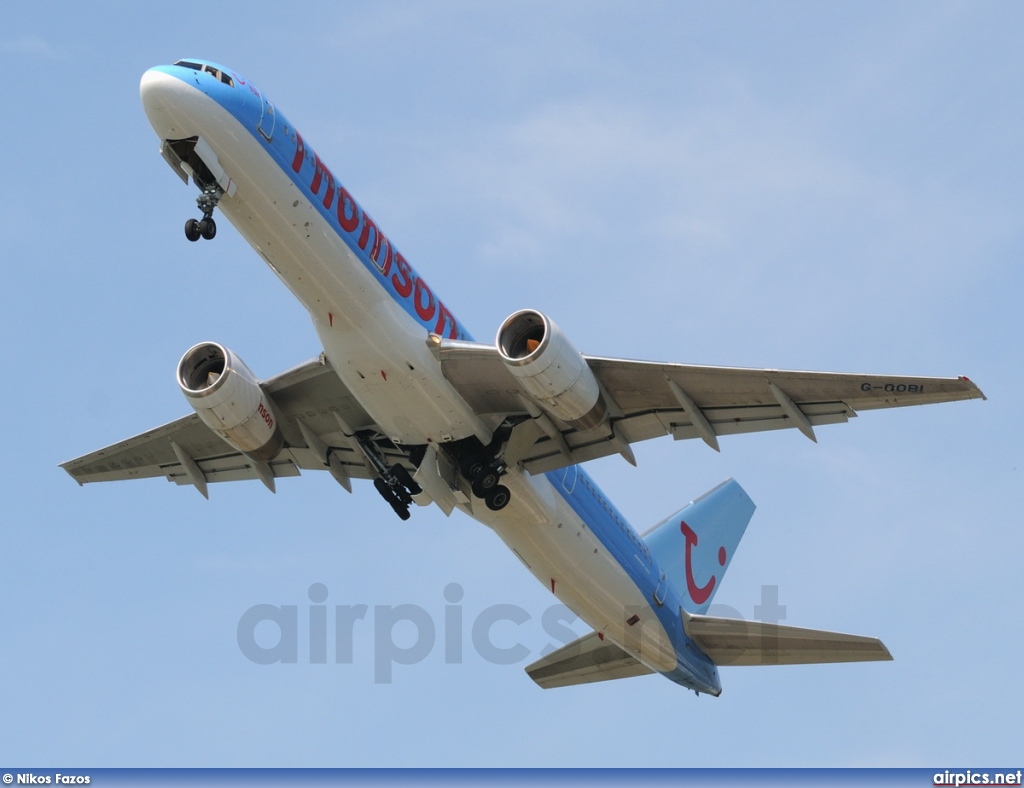 G-OOBI, Boeing 757-200, Thomson Airways