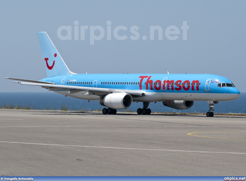 G-OOBJ, Boeing 757-200, Thomson Airways