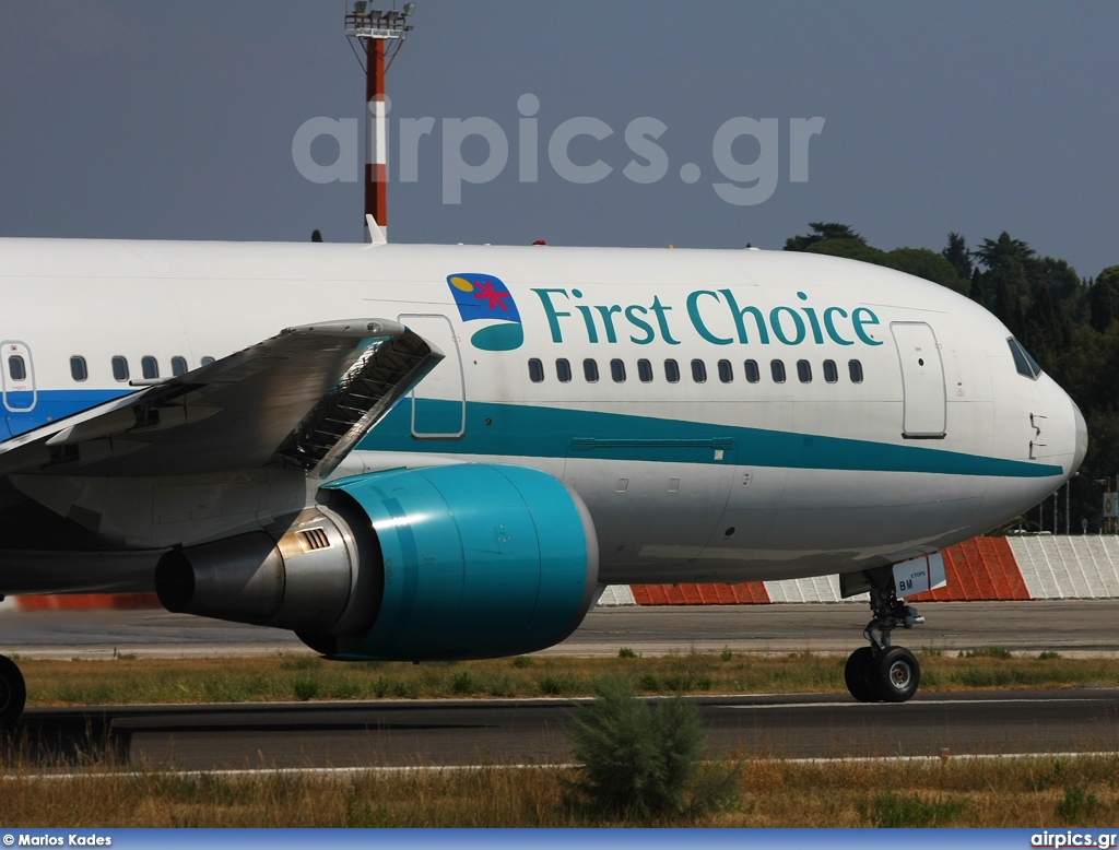 G-OOBM, Boeing 767-300ER, First Choice Airways