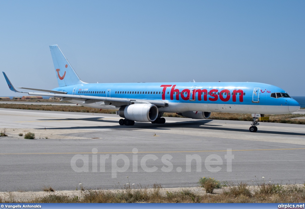 G-OOBR, Boeing 757-200, Thomson Airways