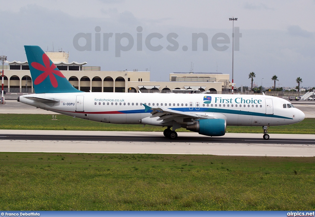 G-OOPU, Airbus A320-200, First Choice Airways