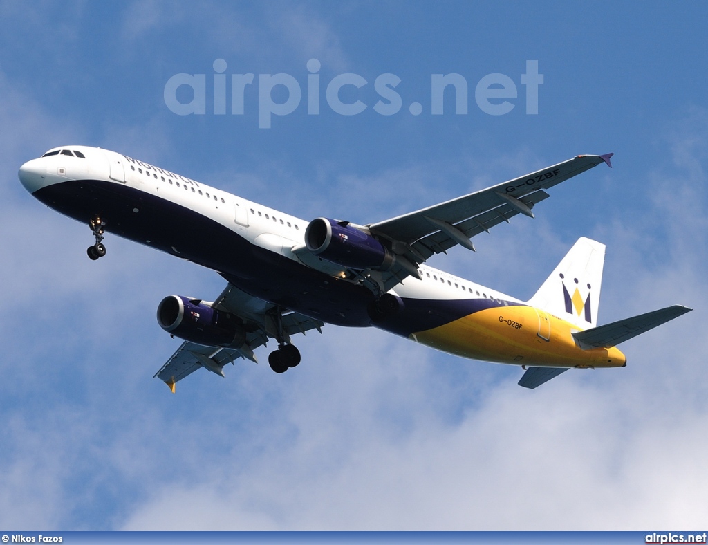 G-OZBF, Airbus A321-200, Monarch Airlines