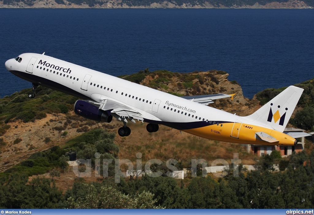 G-OZBL, Airbus A321-200, Monarch Airlines