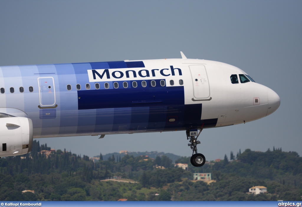 G-OZBR, Airbus A321-200, Monarch Airlines