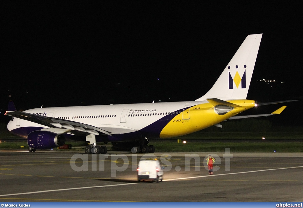 G-SMAN, Airbus A330-200, Monarch Airlines