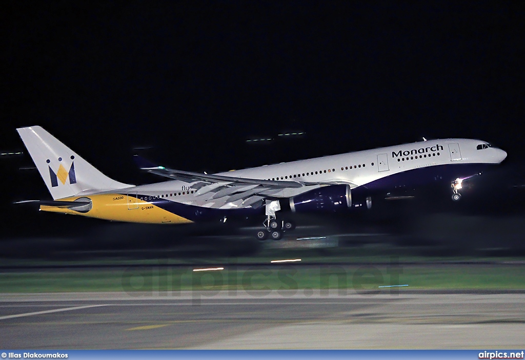 G-SMAN, Airbus A330-200, Monarch Airlines